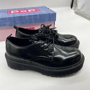 Pop Womens Unity Oxford Shoes Black 8M